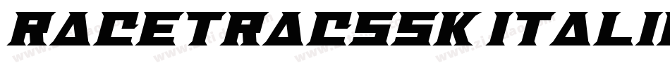 RaceTracSSK Italic字体转换